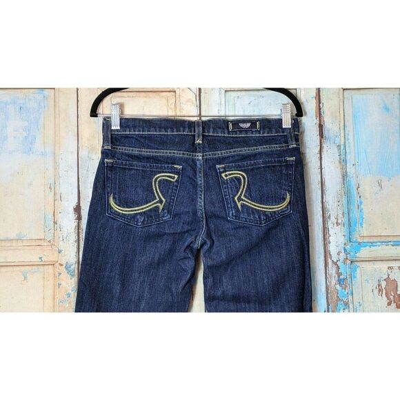 Rock & Republic Womens Size 26 Low Rise Straight Leg Berlin Denim Jeans - Picture 4 of 9